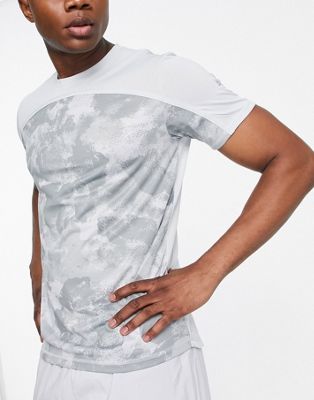 Puma Running graphic print t-shirt in grey - ASOS Price Checker