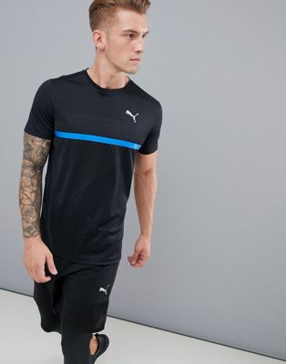 Puma Running Graphic T-Shirt In Black 