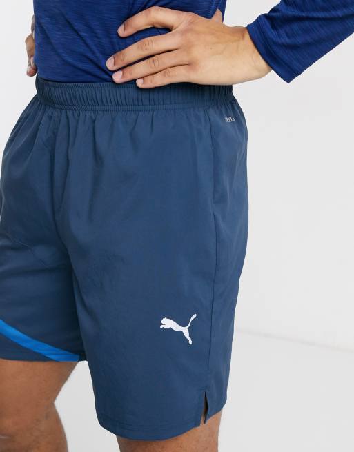 Vatio Tratamiento Preferencial idiota Puma Running Ignite 7 inch shorts in blue | ASOS