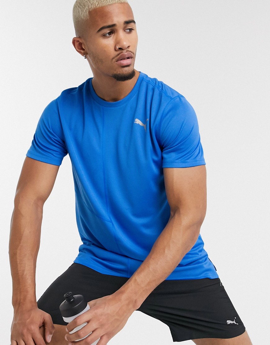 Puma – Running Ignite – Blå t-shirt för löpning