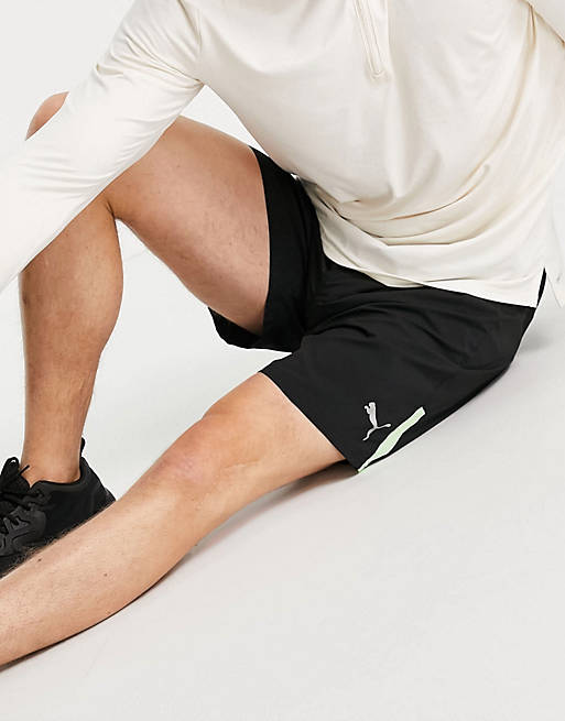 ourselves Good luck audible Puma Running lite woven 7 shorts in black | ASOS