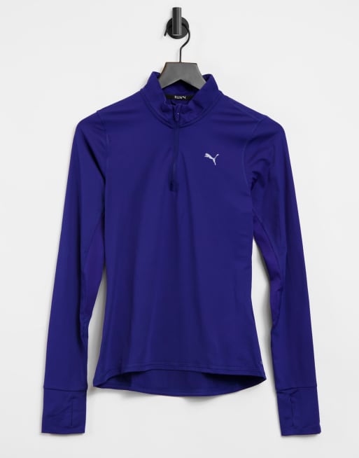 puma essentials quarter zip top mens