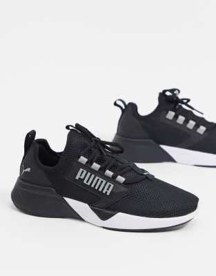 plain black trainers womens