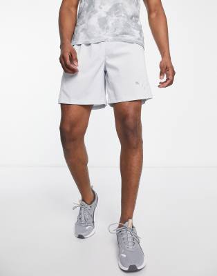 PUMA Running - Short 7 pouces - Gris