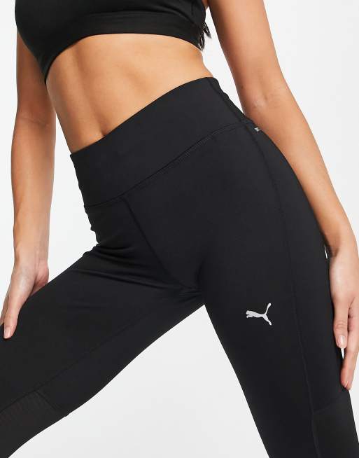 PUMA Running – Svarta 7/8 leggings med rosa inslag och hög midja, 3 av 4