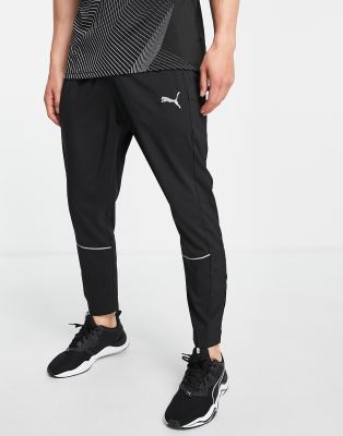 Puma Running tapered joggers in black