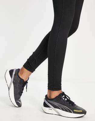 Puma Running XX Nitro trainers in black and white