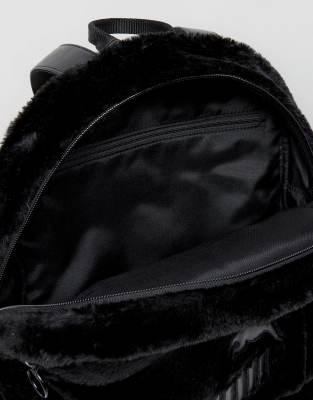 sac puma cuir noir