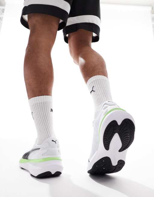 Puma Scend Pro trainers in white lime ASOS