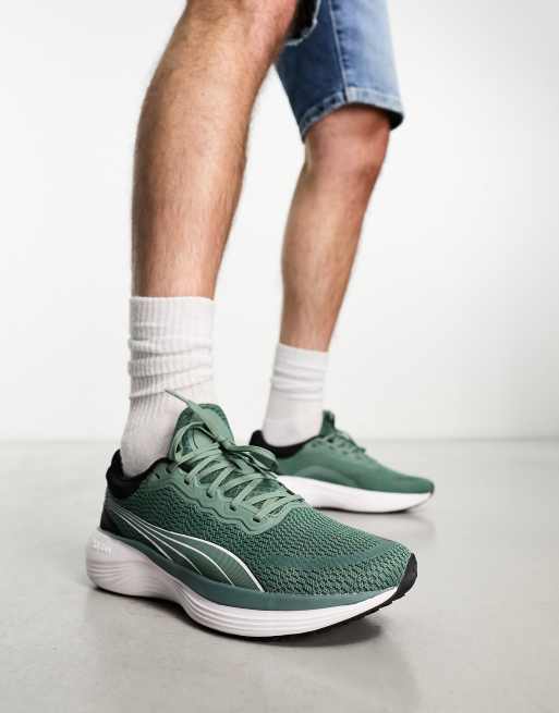 Puma trainers best sale green men