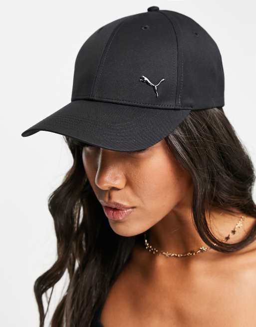 Puma – Schwarze Kappe mit Katzen-Logo aus Metall, 2 von 4