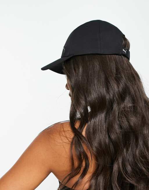 Puma – Schwarze Kappe mit Katzen-Logo aus Metall, 3 von 4