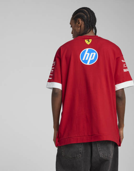 Puma Scuderia ferrari 2025 drivers t-shirt in red, 2 of 4
