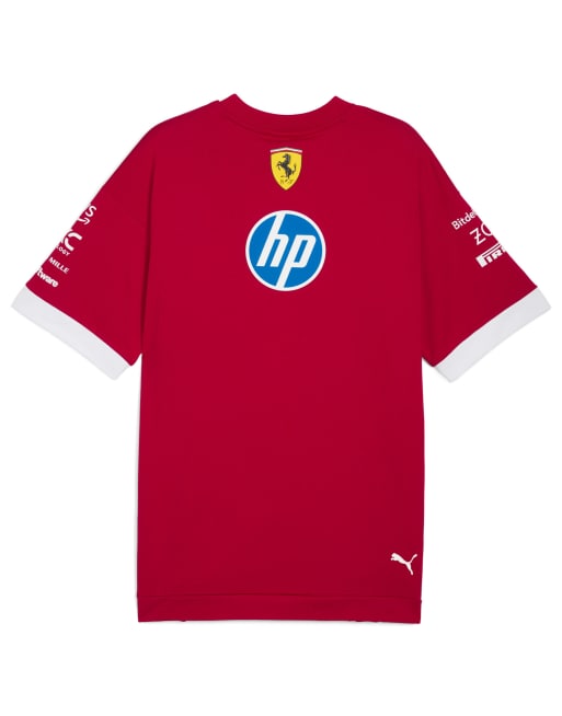 Puma Scuderia ferrari 2025 drivers t-shirt in red, 4 of 4