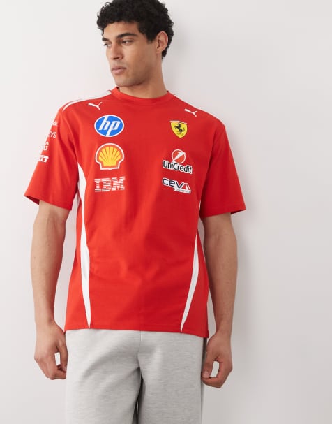 Puma Scuderia ferrari hp replica drivers tee in red