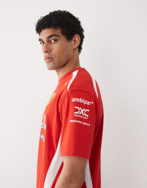Puma Scuderia ferrari hp replica drivers tee in red, 4 of 5