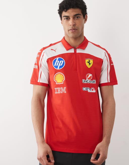 Puma Scuderia ferrari hp replica polo in red, 2 of 5