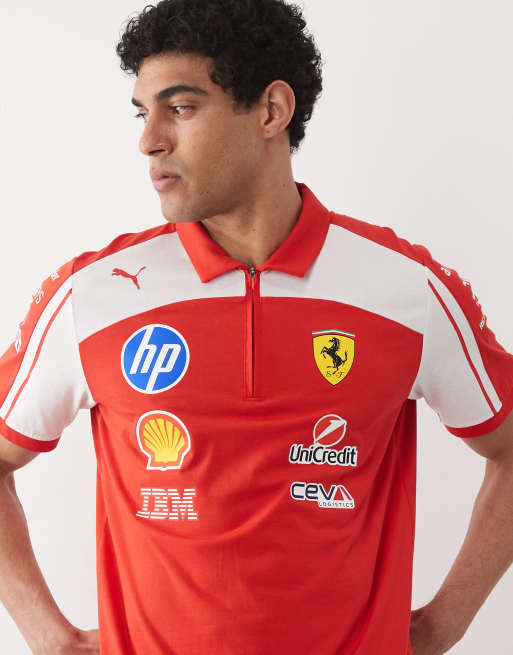 Puma Scuderia ferrari hp replica polo in red, 4 of 5