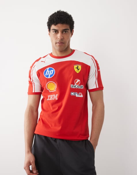 Puma Scuderia ferrari hp replica tee in red