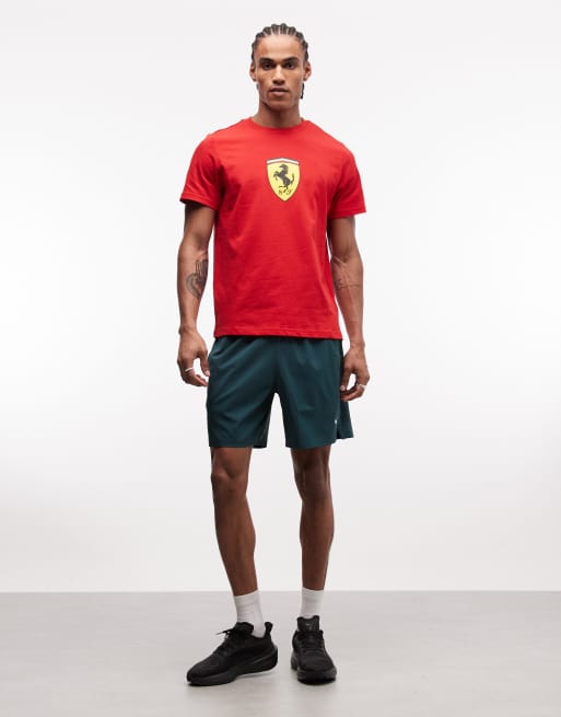Puma Scuderia ferrari shield tee in red, 2 of 5