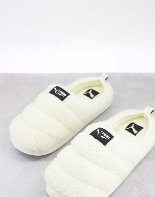 Sherpa discount scuff slippers