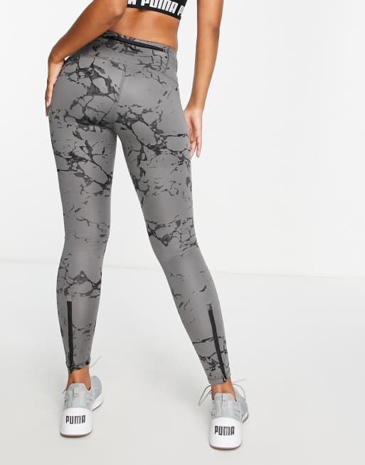 ASOS 4505 7/8 leggings in marble print