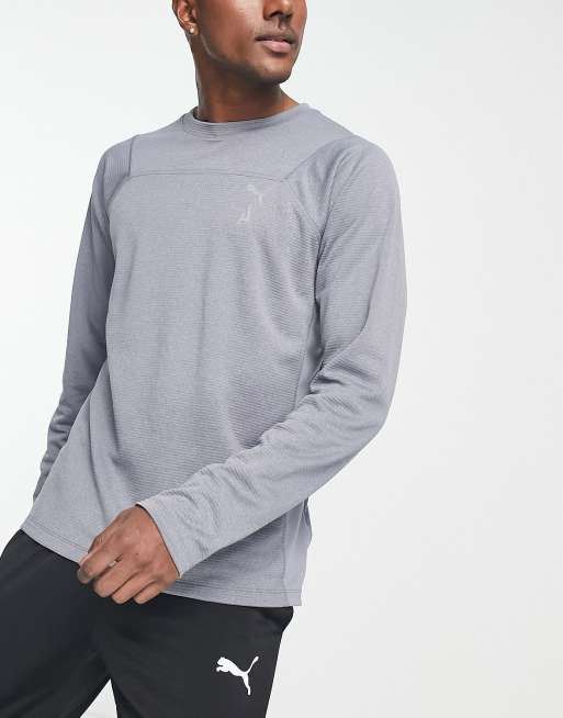 Puma Seasons long sleeve top in grey