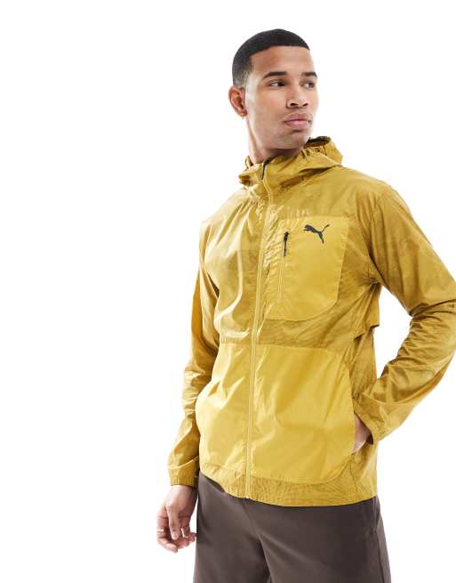 Puma Seasons running jacket in golden fog