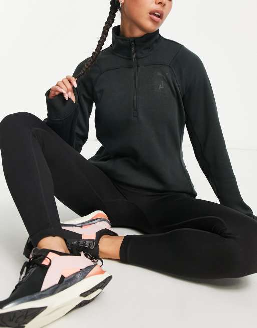 Puma - Seasons - Sweatshirt met 1/2 rits in zwart