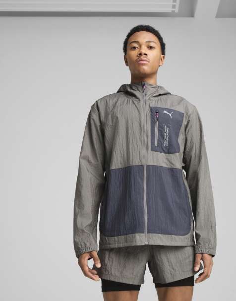 Puma Seasons windcell jacket in cast iron - view 1