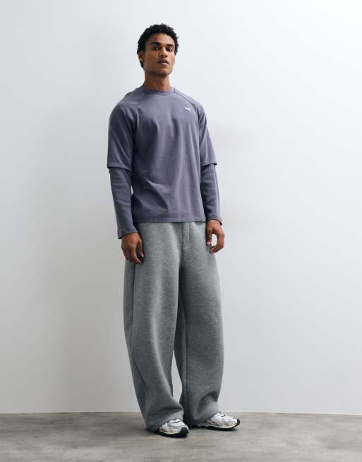 Puma Select essentials double layer tee in gray, 3 of 5