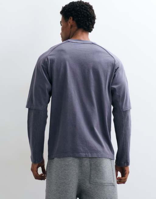 Puma Select essentials double layer tee in gray, 5 of 5