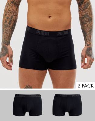 Puma - Set met 2 boxershorts in zwart