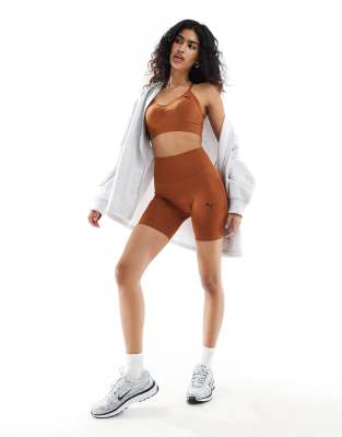  Puma Shapeluxe high-waisted shorts in teak