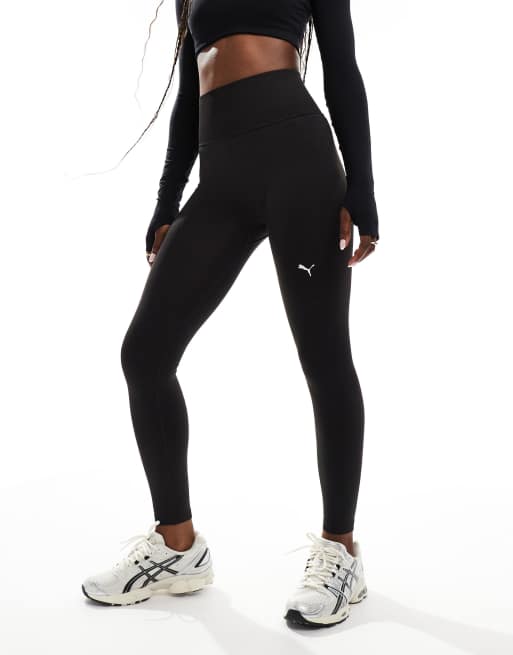 Puma Shapeluxe seamless tights in puma black-vapor cat