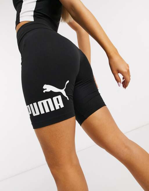 Puma - Short legging à grand logo - Noir, 2 de 4