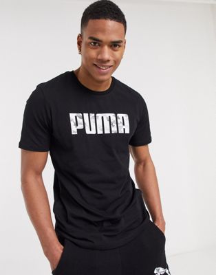 puma black t shirt