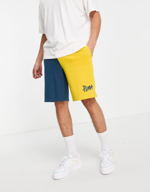 Puma Skate shorts in blue wing teal-sulph