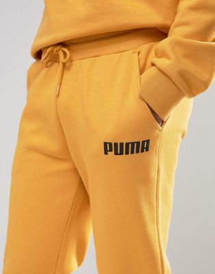yellow puma sweatsuit