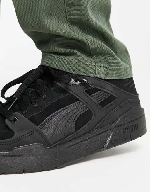 Puma en daim clearance noir