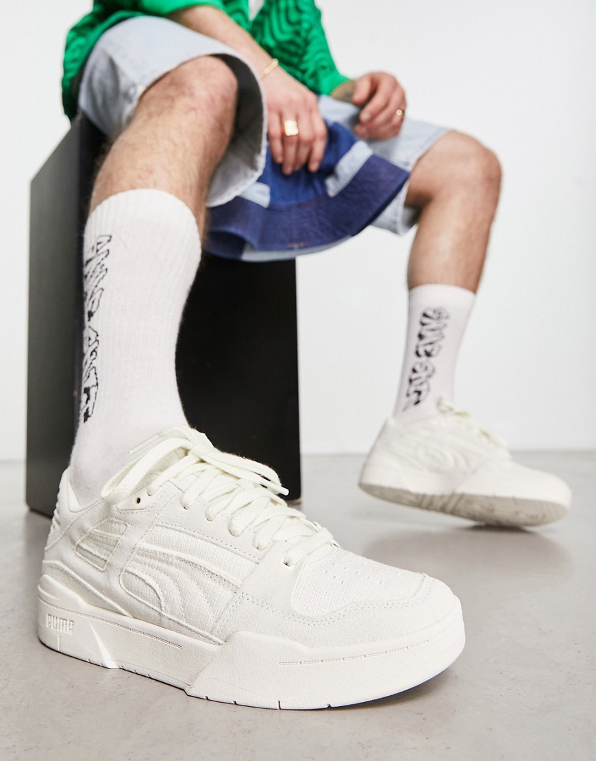 Puma Slipstream Blank Canvas trainers in off white