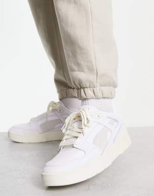 Puma Slipstream Lux in puma white | The Hoxton Trend