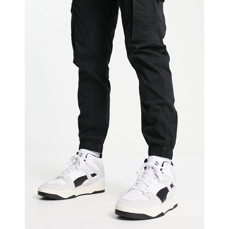 Puma Slipstream Mid Heritage Sneakers nere e bianche ASOS