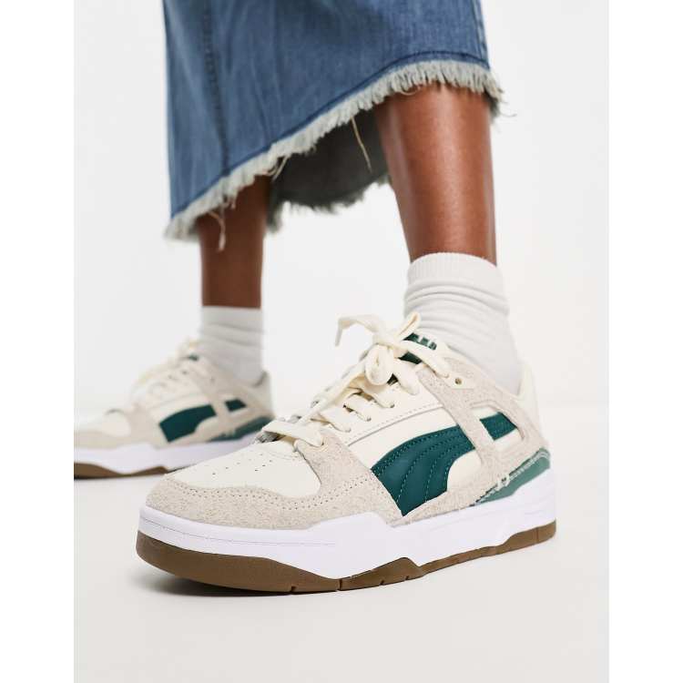 PUMA Slipstream sneakers in off white & green, Puma Training Gul  vattenflaska