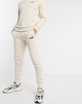 Puma small logo joggers stone | ASOS