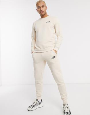 puma core small logo crew joggers