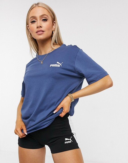 Puma small logo t-shirt in blue