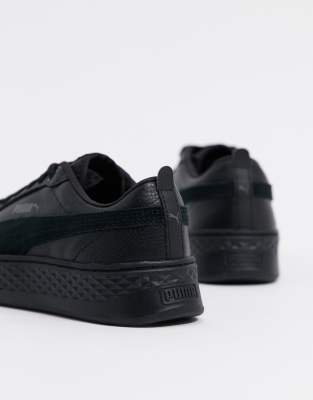 puma black leather