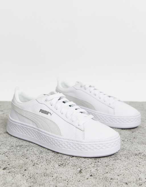 Puma platform 2025 all white