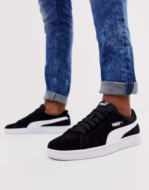 Puma smash hot sale v2 noir